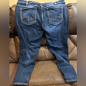 Silver Jeans Skinny Jeans in Deep Indigo Wash